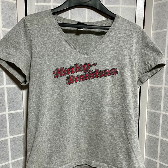 Harley Davidson Plaid Teeshirt - Picture 1 of 3